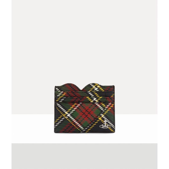 Heart Card Holder Chelsea Tartan