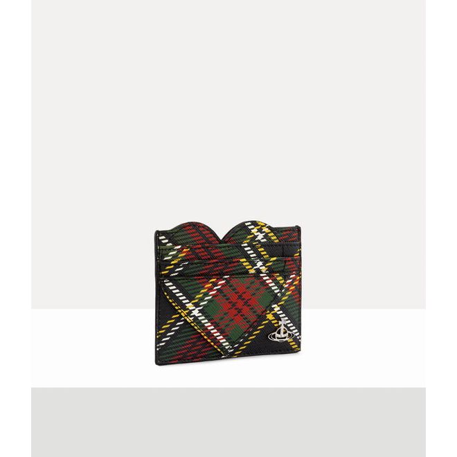 Heart Card Holder Chelsea Tartan