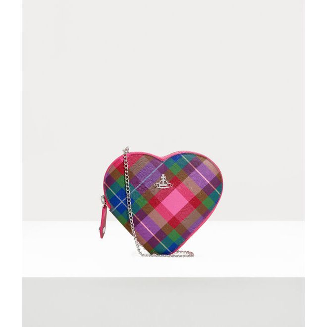 Heart Tartan Crossbody Bag Candy Tartan