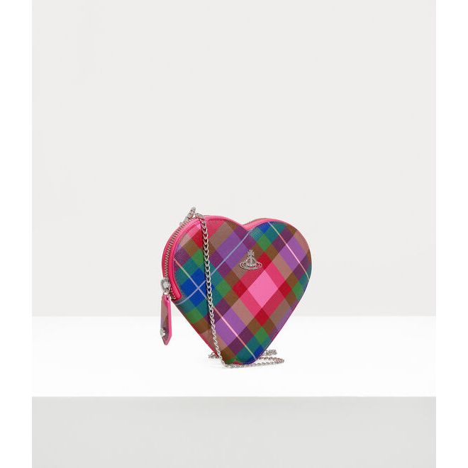 Heart Tartan Crossbody Bag Candy Tartan