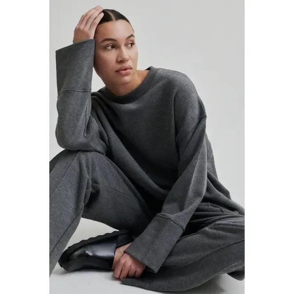 Abadell Sweat Grey - AgathaBoutiqueLtd