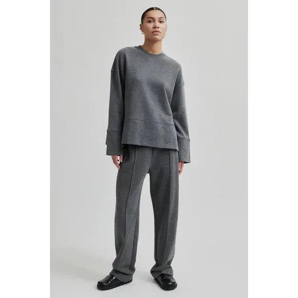 Abadell Sweat Grey - AgathaBoutiqueLtd