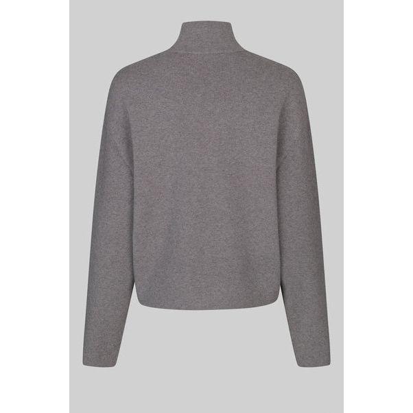 Opaya Kint Zip Cardigan Grey - AgathaBoutiqueLtd