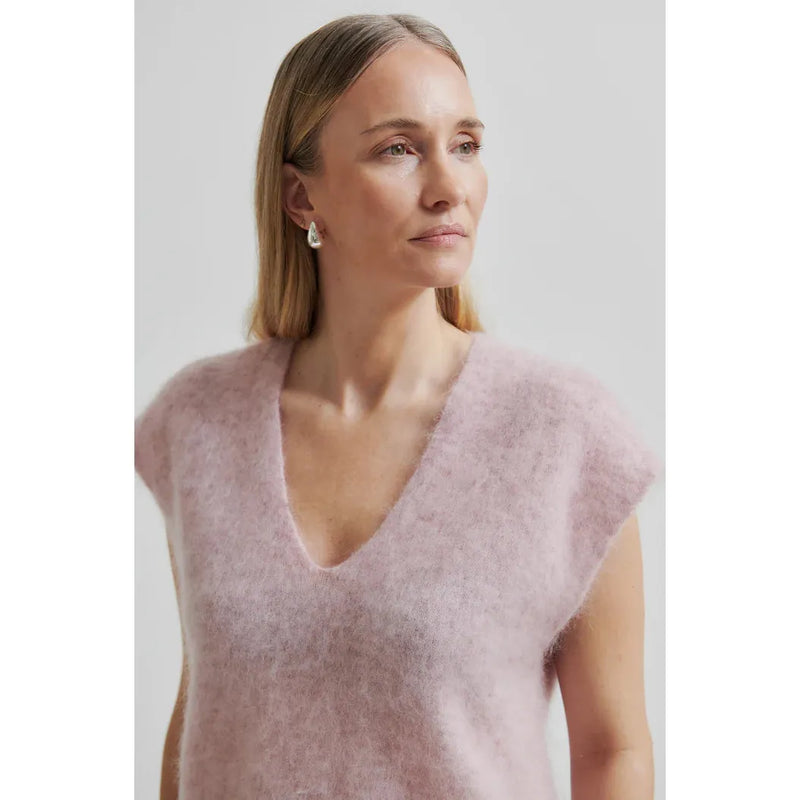 Camryn Knit Vest Rose Pink