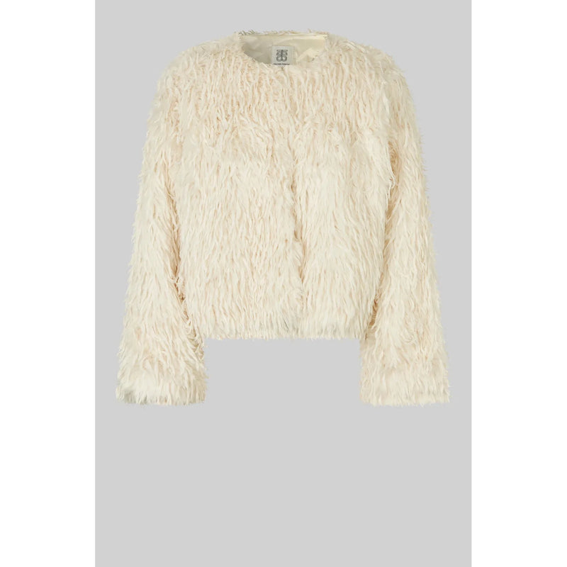 Amani Textured Short Jacket Cream