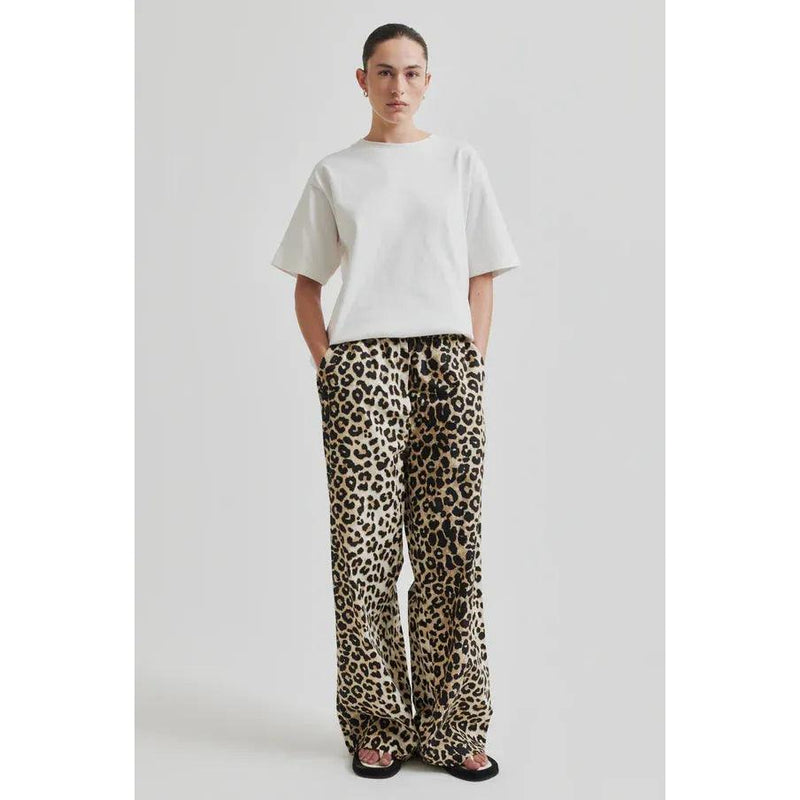 Leoa Pants Leopard Black - AgathaBoutiqueLtd