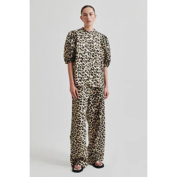 Leoa Pants Leopard Black - AgathaBoutiqueLtd