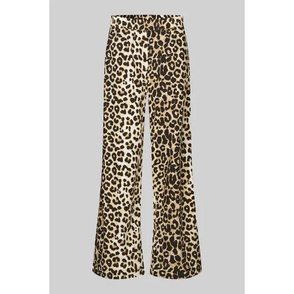 Leoa Pants Leopard Black - AgathaBoutiqueLtd