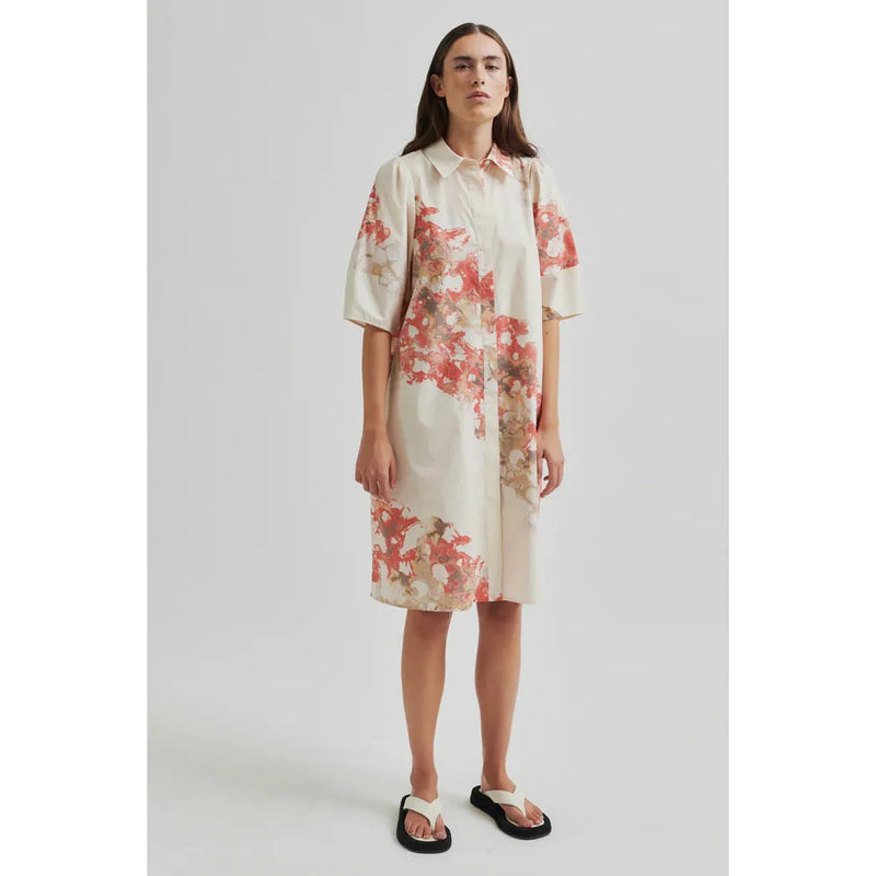 Sirmione Shirt Dress Coral