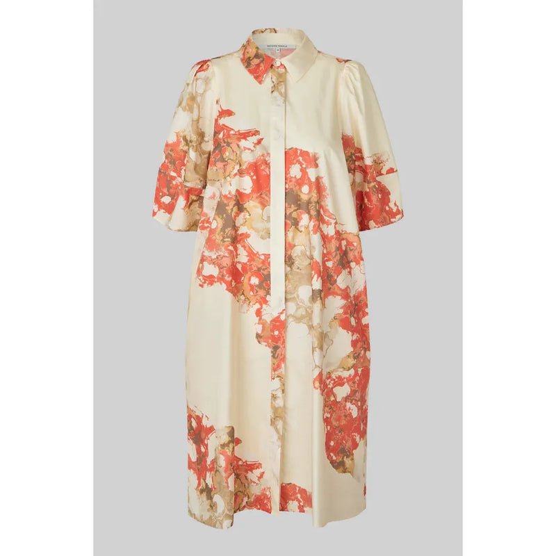Sirmione Shirt Dress Coral