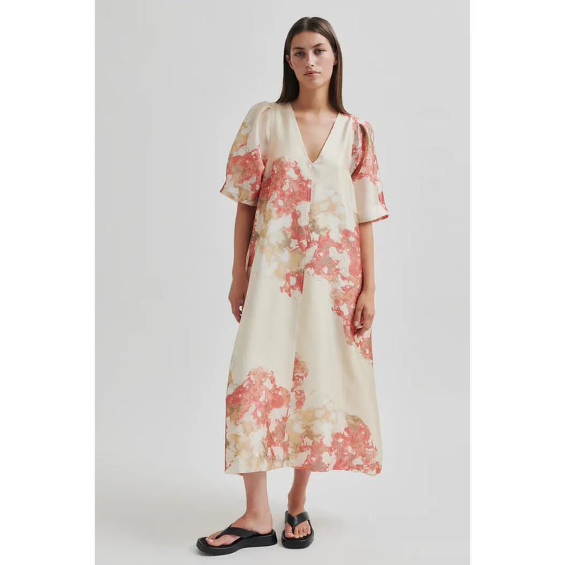 Lugana Maxi Dress Coral