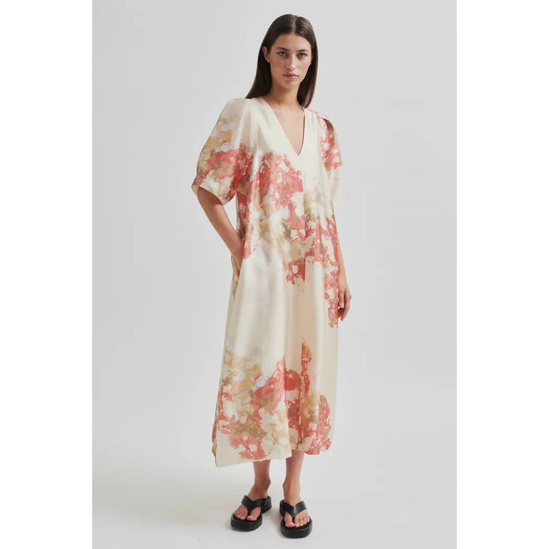 Lugana Maxi Dress Coral