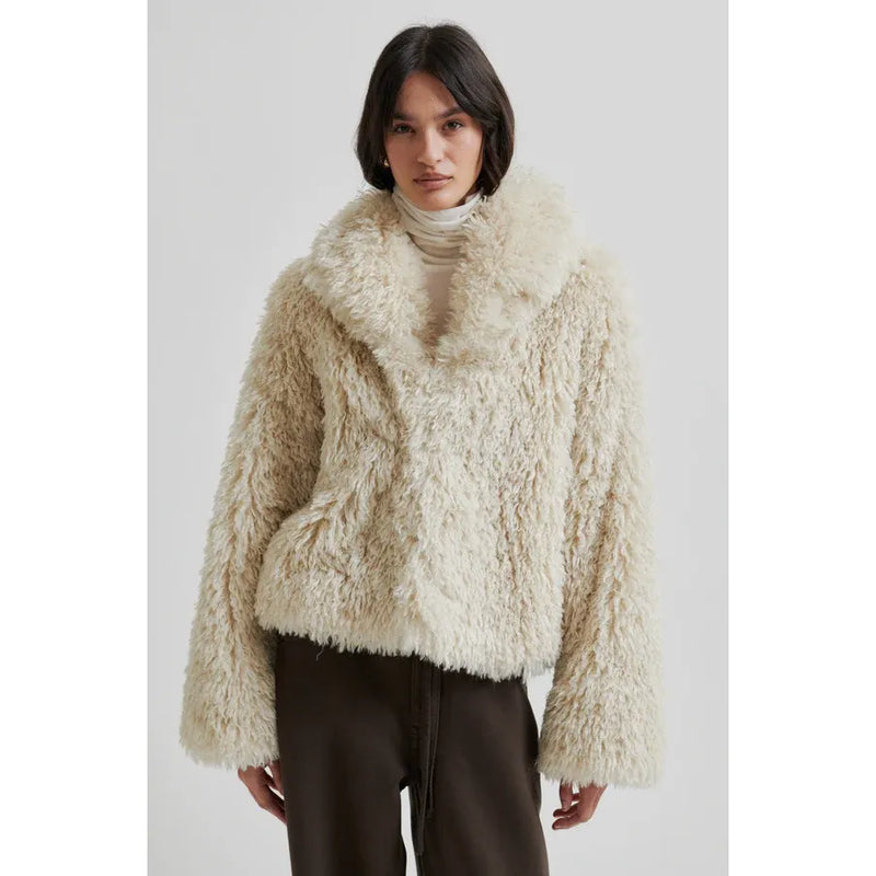 Ophie Fluffy Jacket Cream