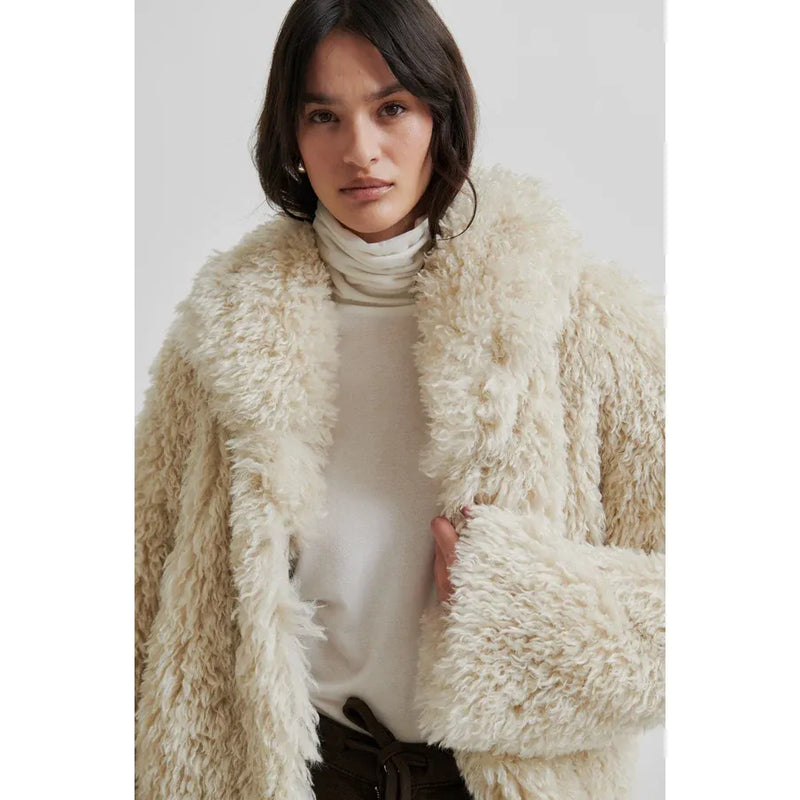 Ophie Fluffy Jacket Cream