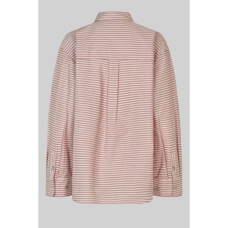 Becka Stripe Shirt Rose Pink