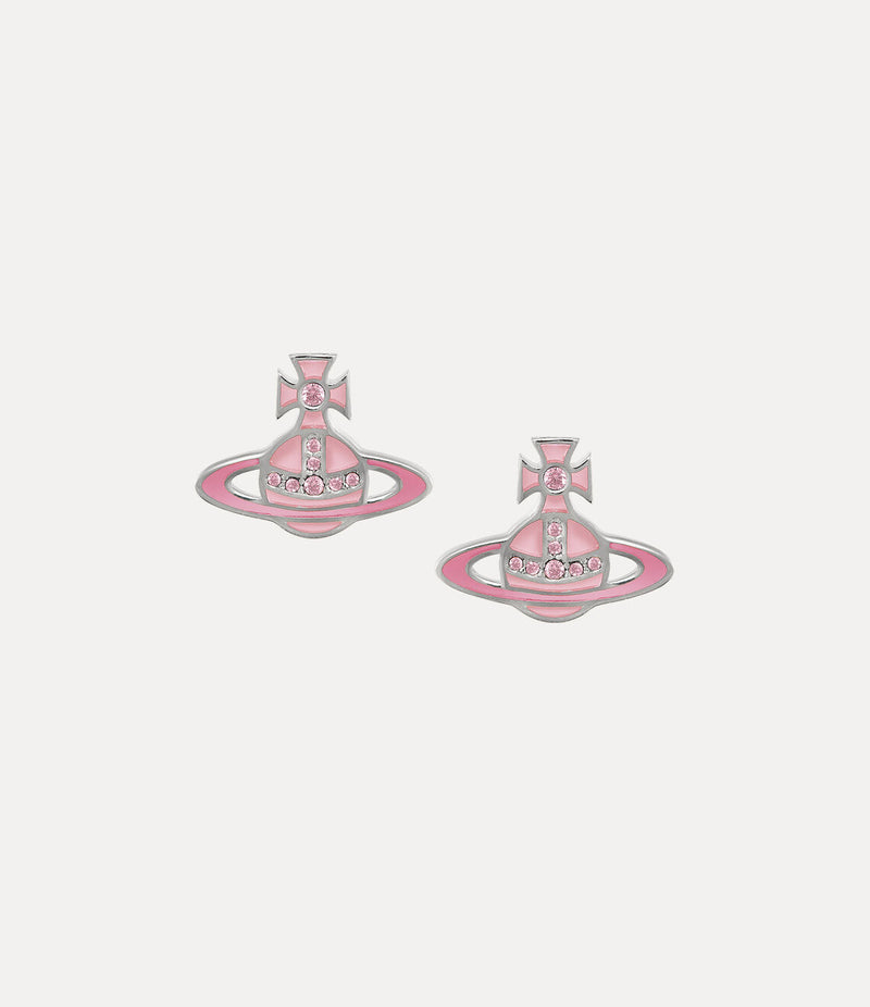 Platinum/PinkConcetta Bas Relief Earrings Platinum/Pink