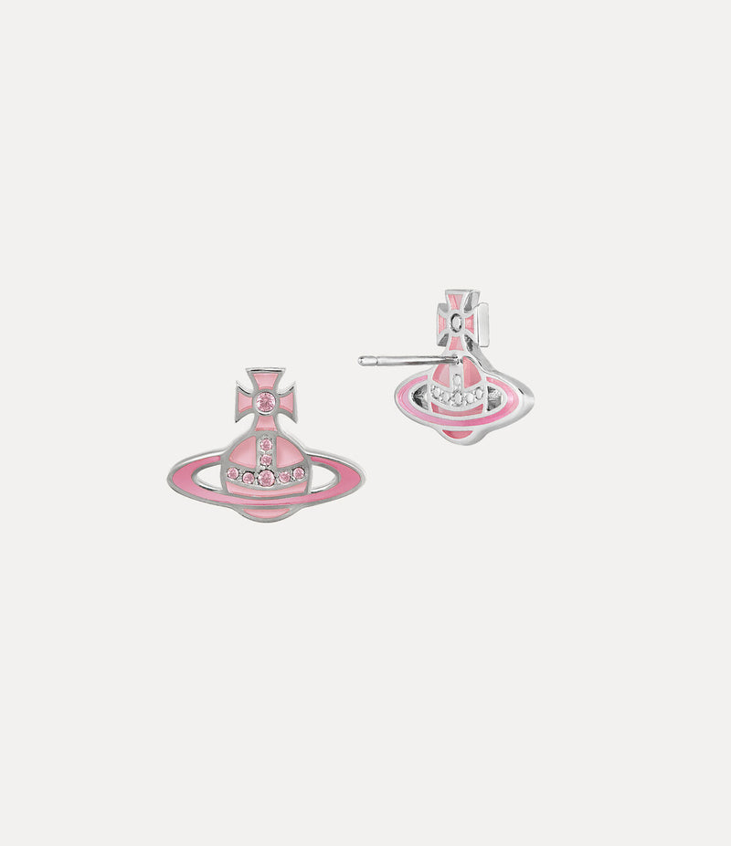 Platinum/PinkConcetta Bas Relief Earrings Platinum/Pink