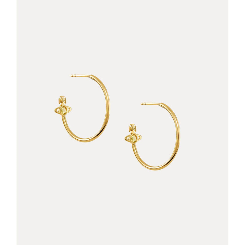 Heather Hoop Earrings Gold/Yellow