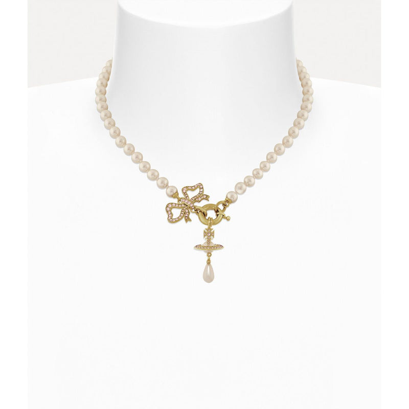 Rigoberta Pearl Necklace Gold/Cream/Pearl