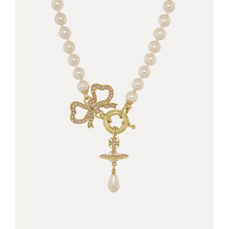 Rigoberta Pearl Necklace Gold/Cream/Pearl