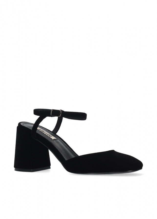 Velvet Pump Black