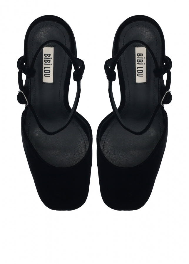 Velvet Pump Black