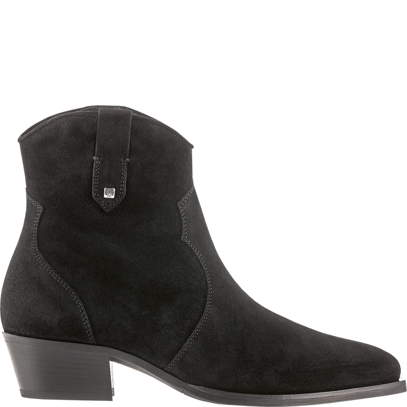 Tate Cowboy Style Boots Black