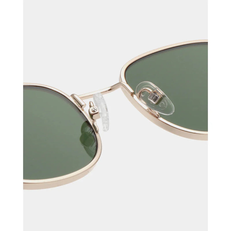 HELLO Metal Frame Sunglasses Gold
