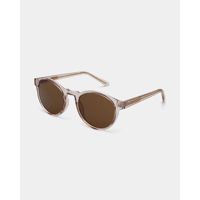 MARVIN Round Frame Sunglasses Champagne