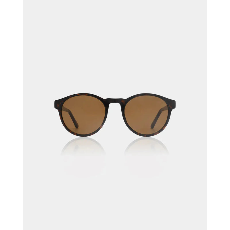 MARVIN Round Frame Sunglasses Tortoise