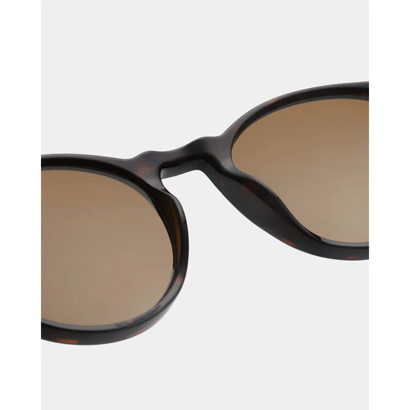 MARVIN Round Frame Sunglasses Tortoise