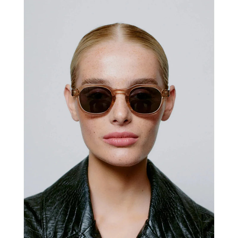 ZAN Sq/Round Sunglasses Champagne