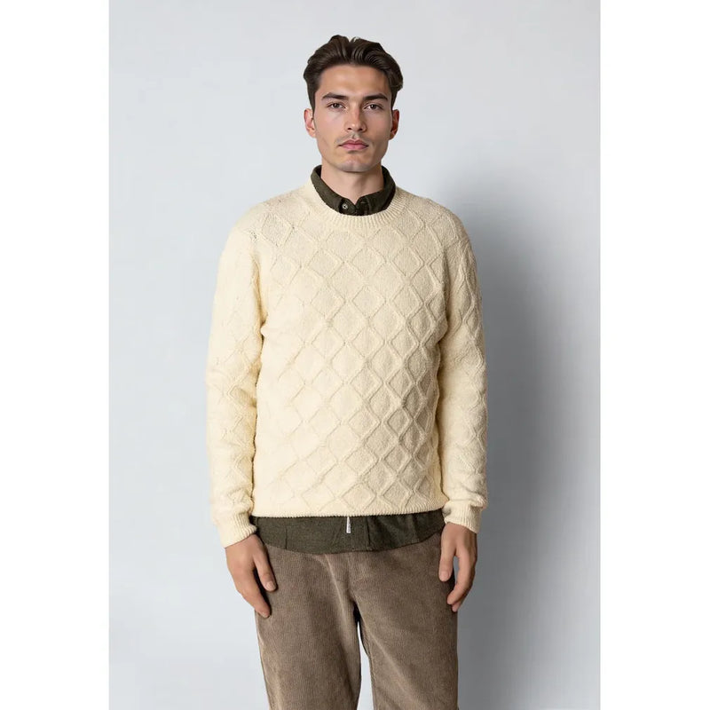Avery Cable Knit Ecru