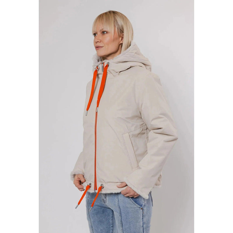 Aviva Reversible Jacket With Hood Birch & Birch - AgathaBoutiqueLtd