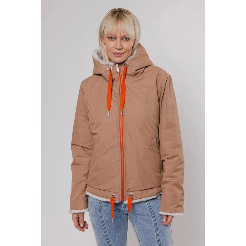 Aviva Reversible Jacket With Hood Twig & Birch - AgathaBoutiqueLtd