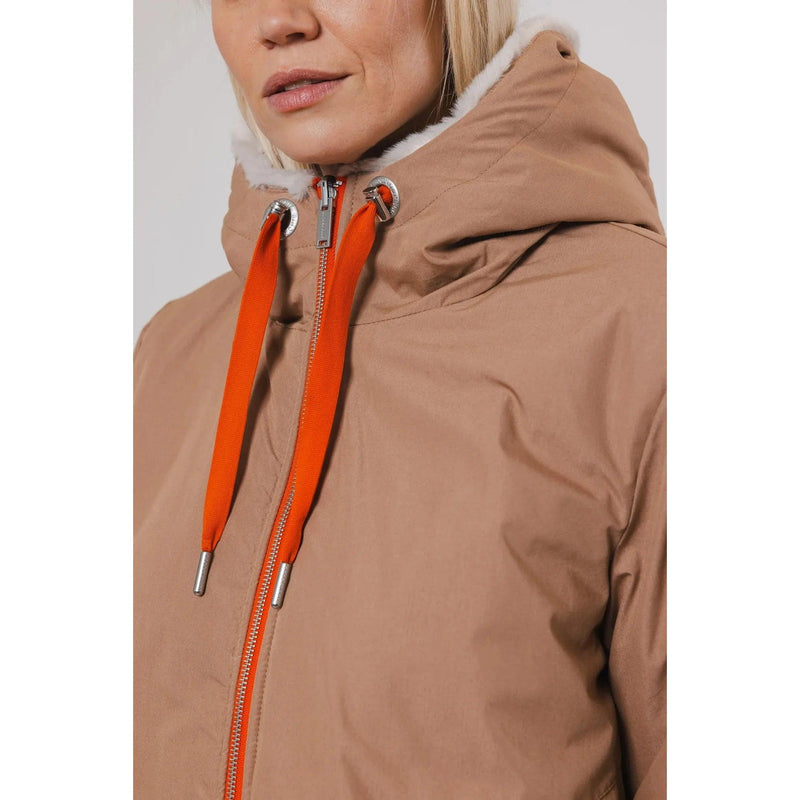 Aviva Reversible Jacket With Hood Twig & Birch - AgathaBoutiqueLtd