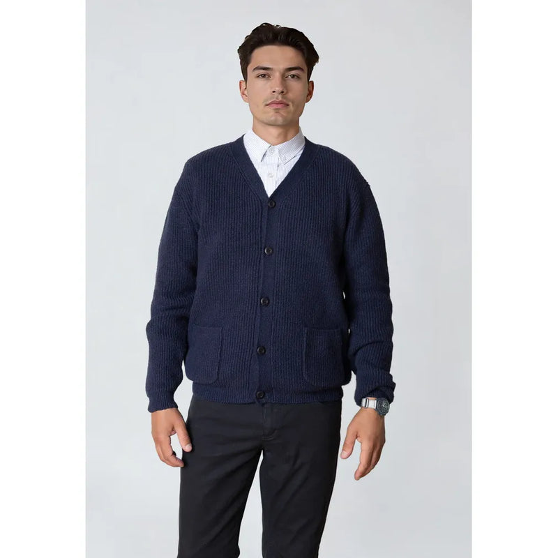 Brooks Knit Cardigan Navy