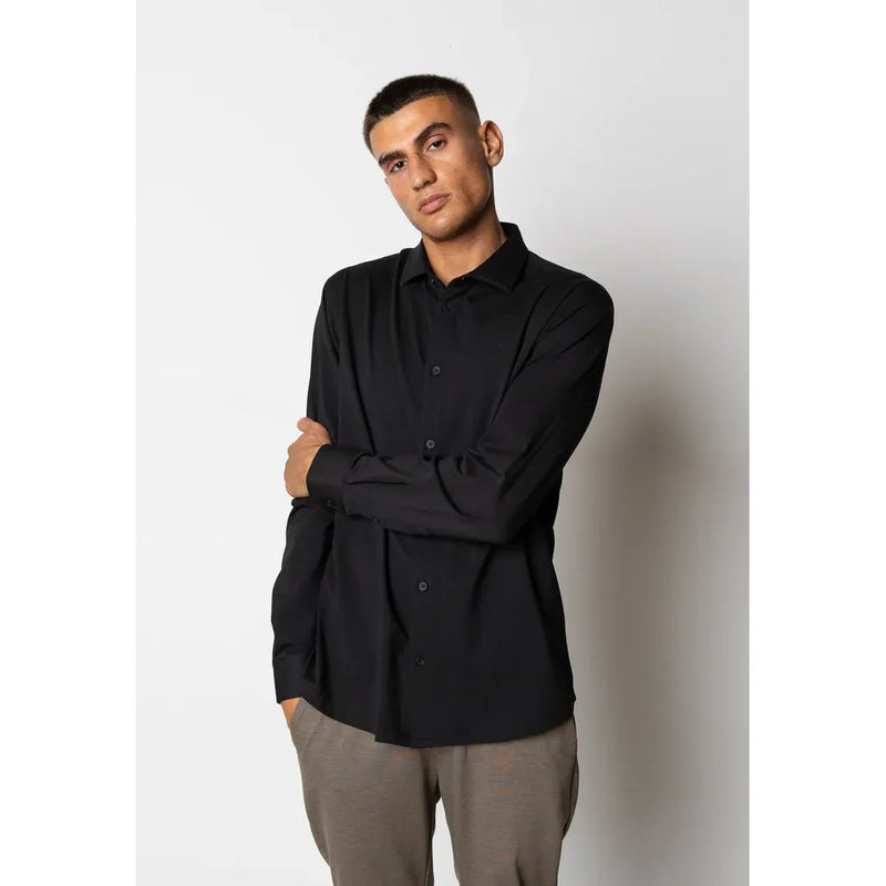Clean Formal Shirt Black