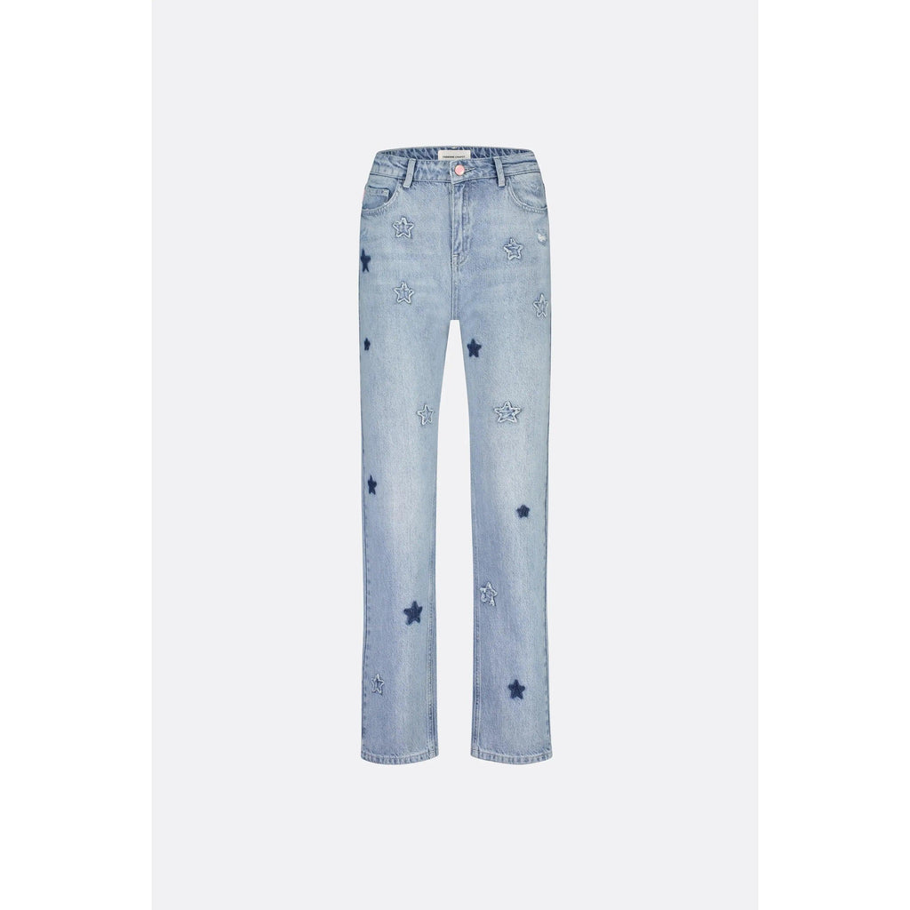 Lola Straight Jeans Light Blue - AgathaBoutiqueLtd