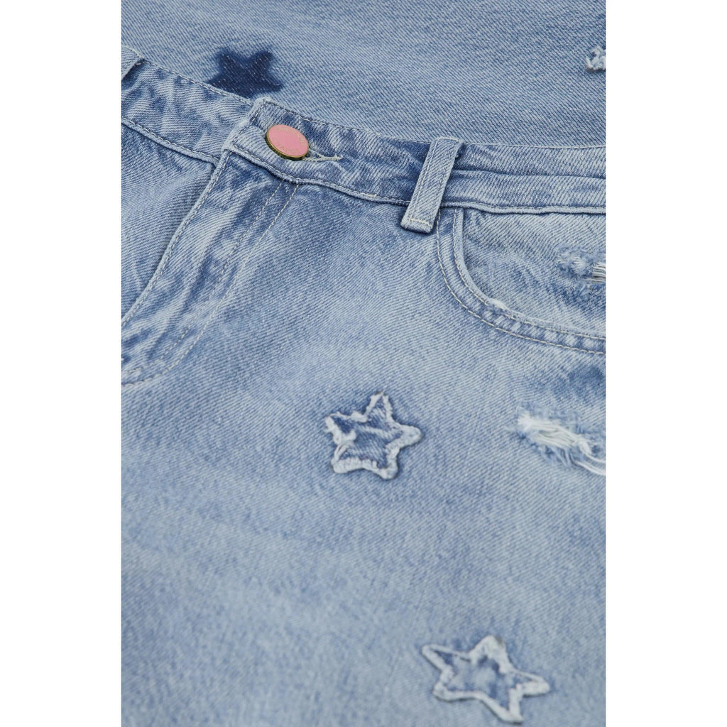 Lola Straight Jeans Light Blue - AgathaBoutiqueLtd