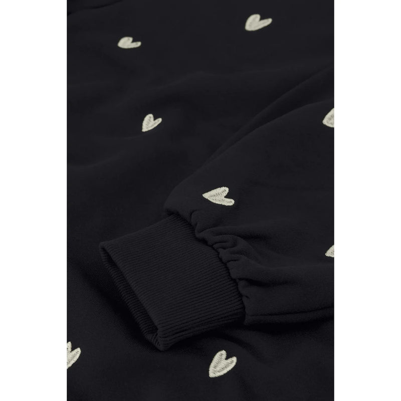 Dina Hearts Sweatshirt Black