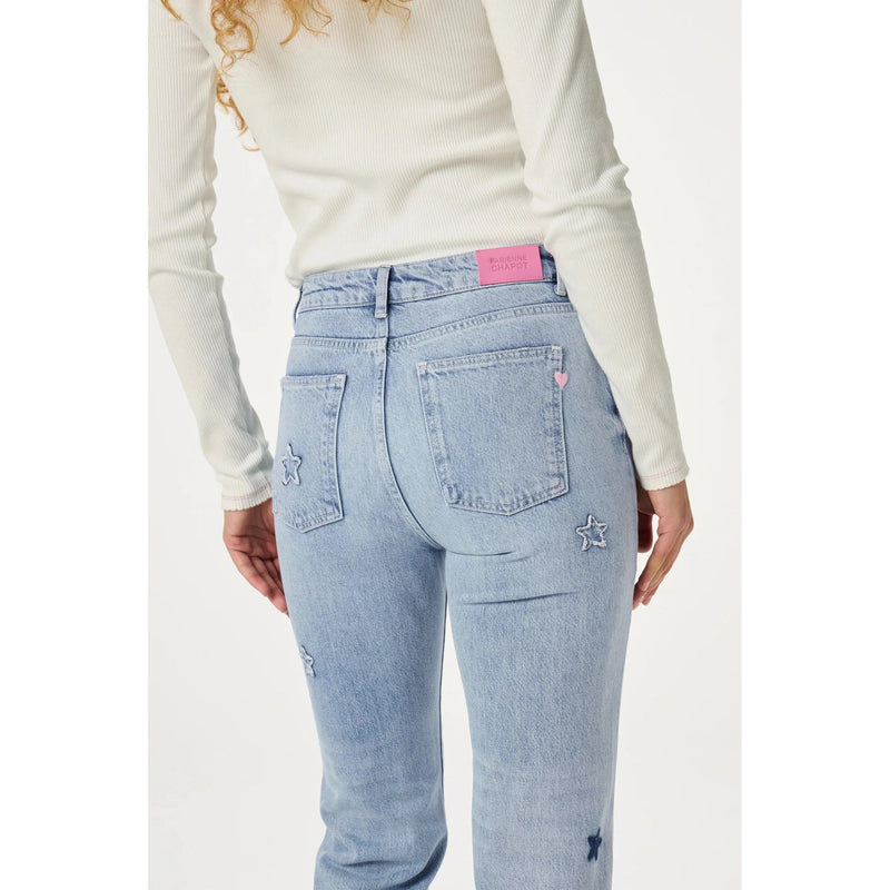 Lola Straight Jeans Light Blue - AgathaBoutiqueLtd