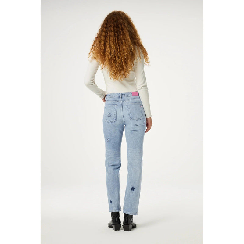 Lola Straight Jeans Light Blue - AgathaBoutiqueLtd