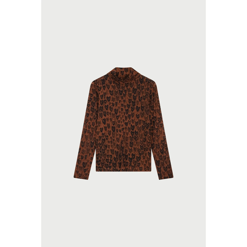 Jane Mesh Loving Leopard Top Leopard