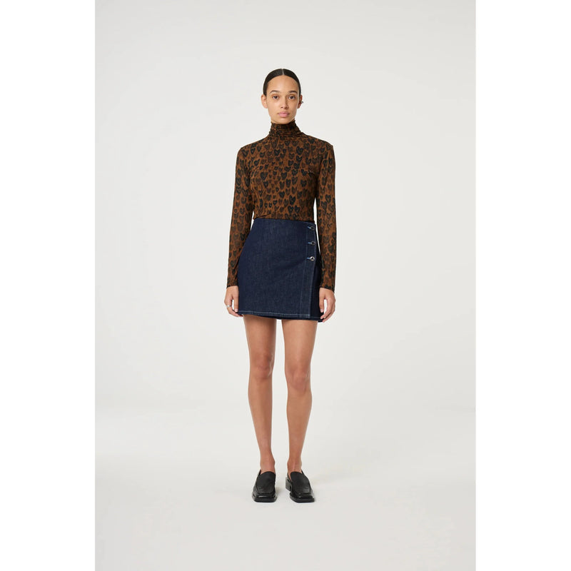Jane Mesh Loving Leopard Top Leopard