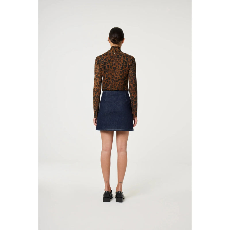 Jane Mesh Loving Leopard Top Leopard
