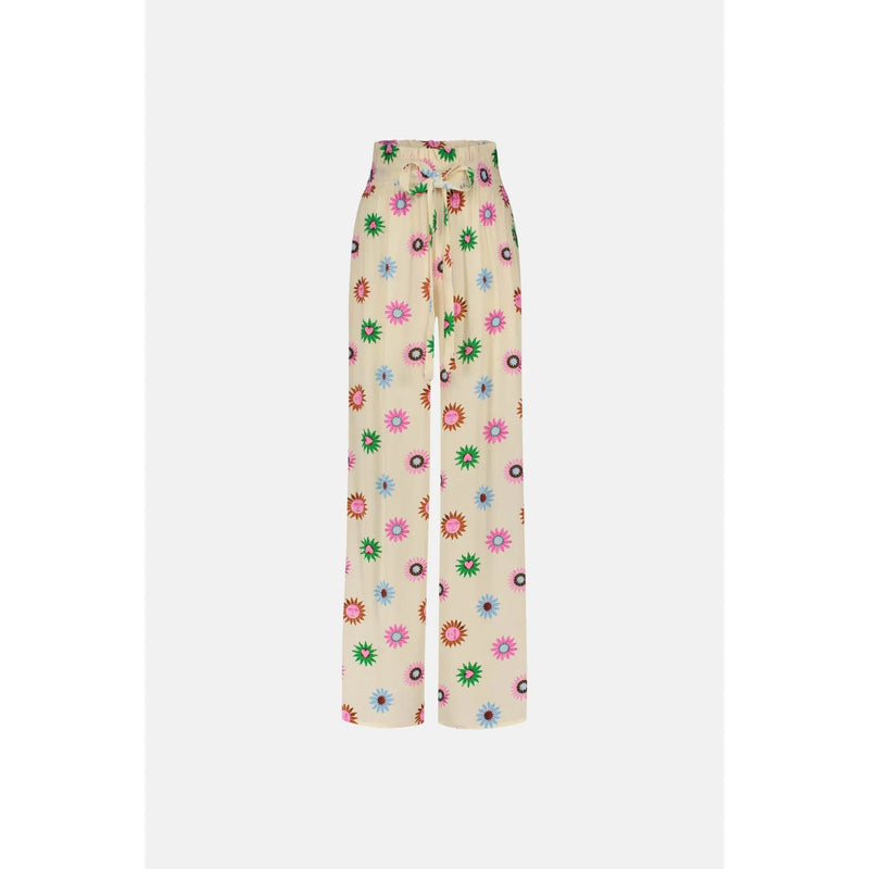 Palapa Pants Warm White Print