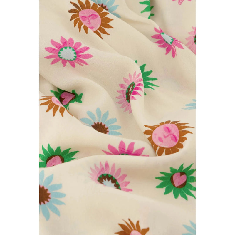 Palapa Pants Warm White Print