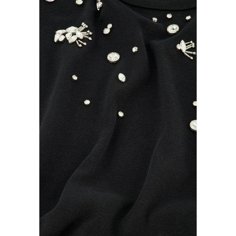 Bodi Glam Jewelled T-Shirt Black