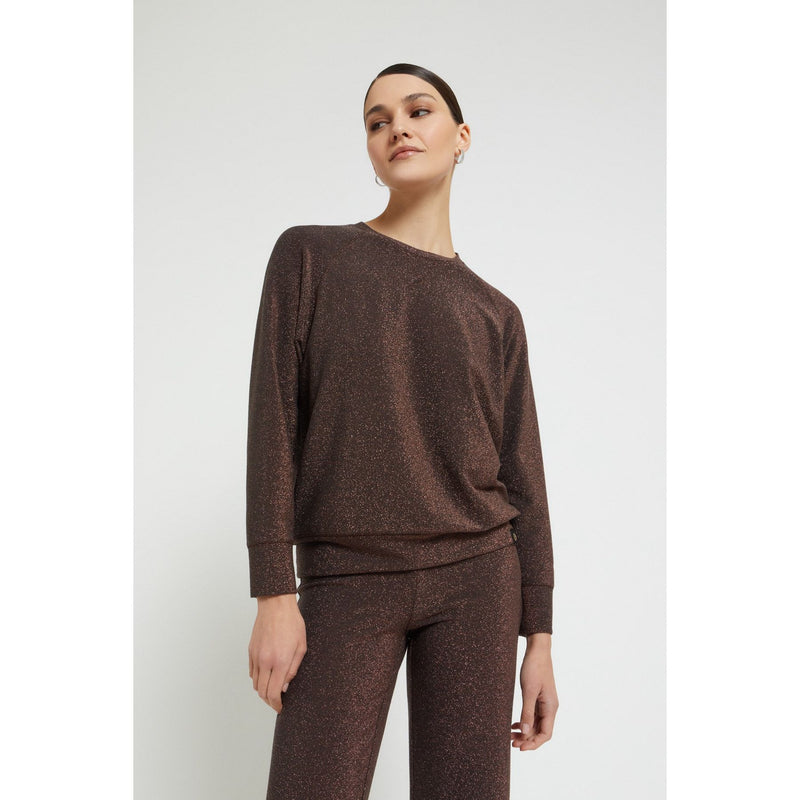 Sara Viscose Sweater Shirt Brown